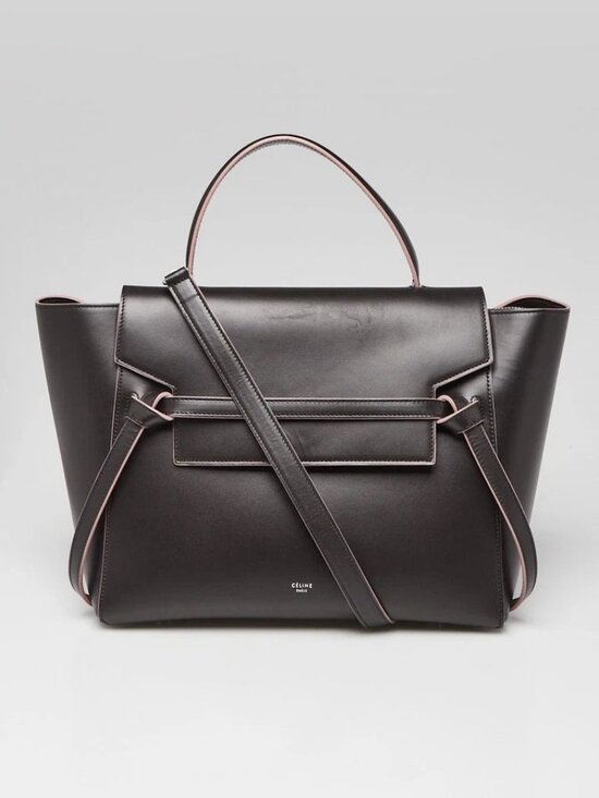 Celine Handbags - Celine Black Smooth Calfskin Leather Mini Belt Bag